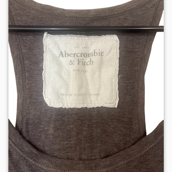 Vintage Y2K brown Abercrombie and fitch tank top size L - Picture 3 of 7